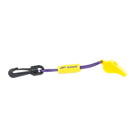 AIRHEAD Airhead W-1 Safety Whistle on Floating Lanyard - Purple/Yellow W-1